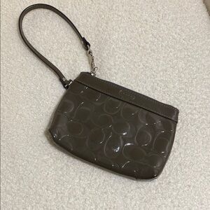 Coach Leather Clutch Wristlet